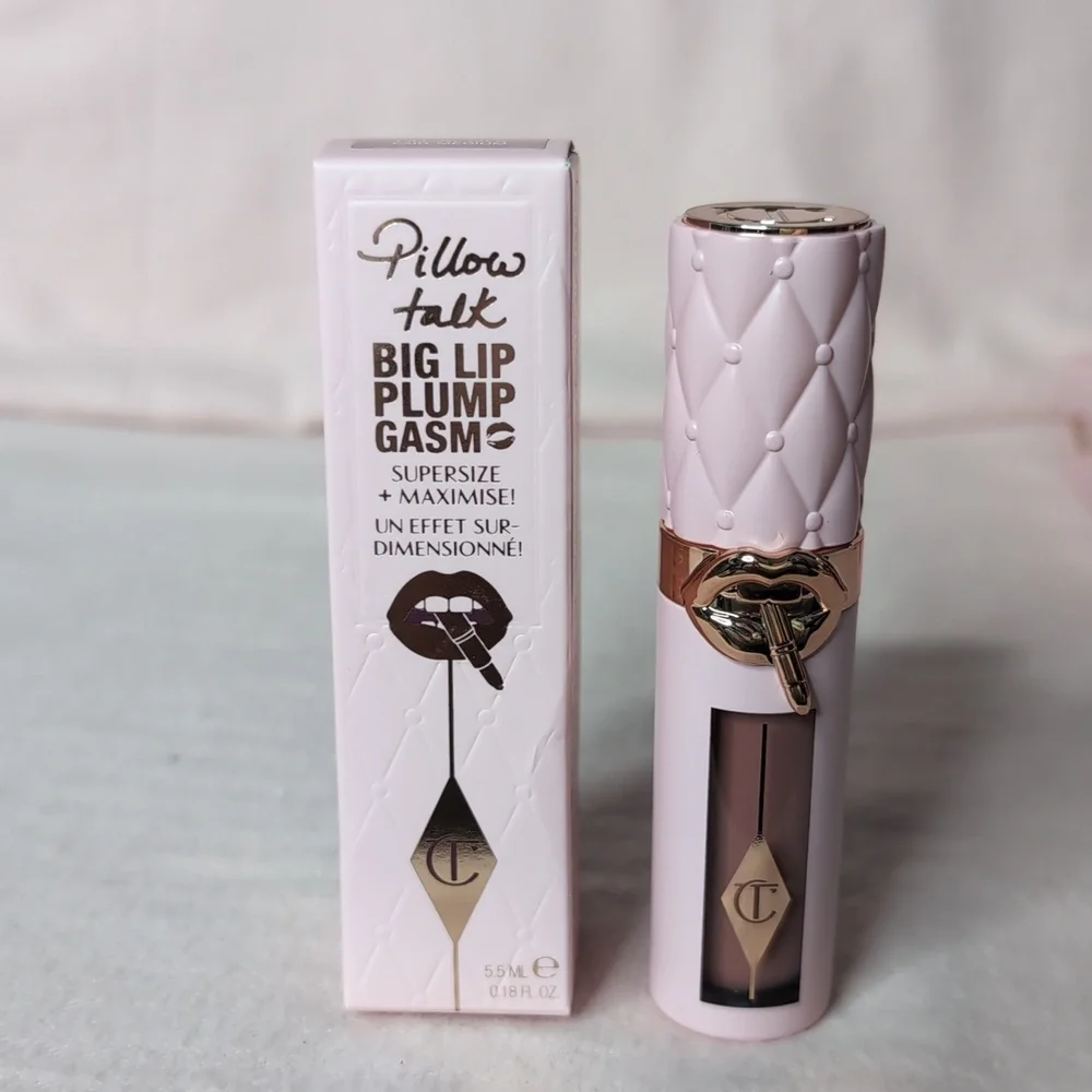 New!!!!Charlotte Tilbury Pillow Talk Big Lip Plumpgasm Plumping Lip:Fair…